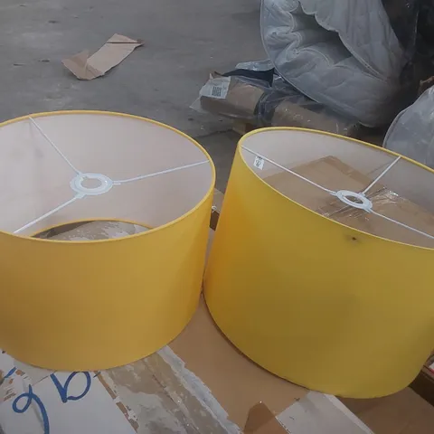 TWO MIXED YELLOW LIGHT SHADES