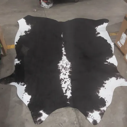Faux Cowhide Animal Print Indoor Rug β Rectangular 190 x 214 cm