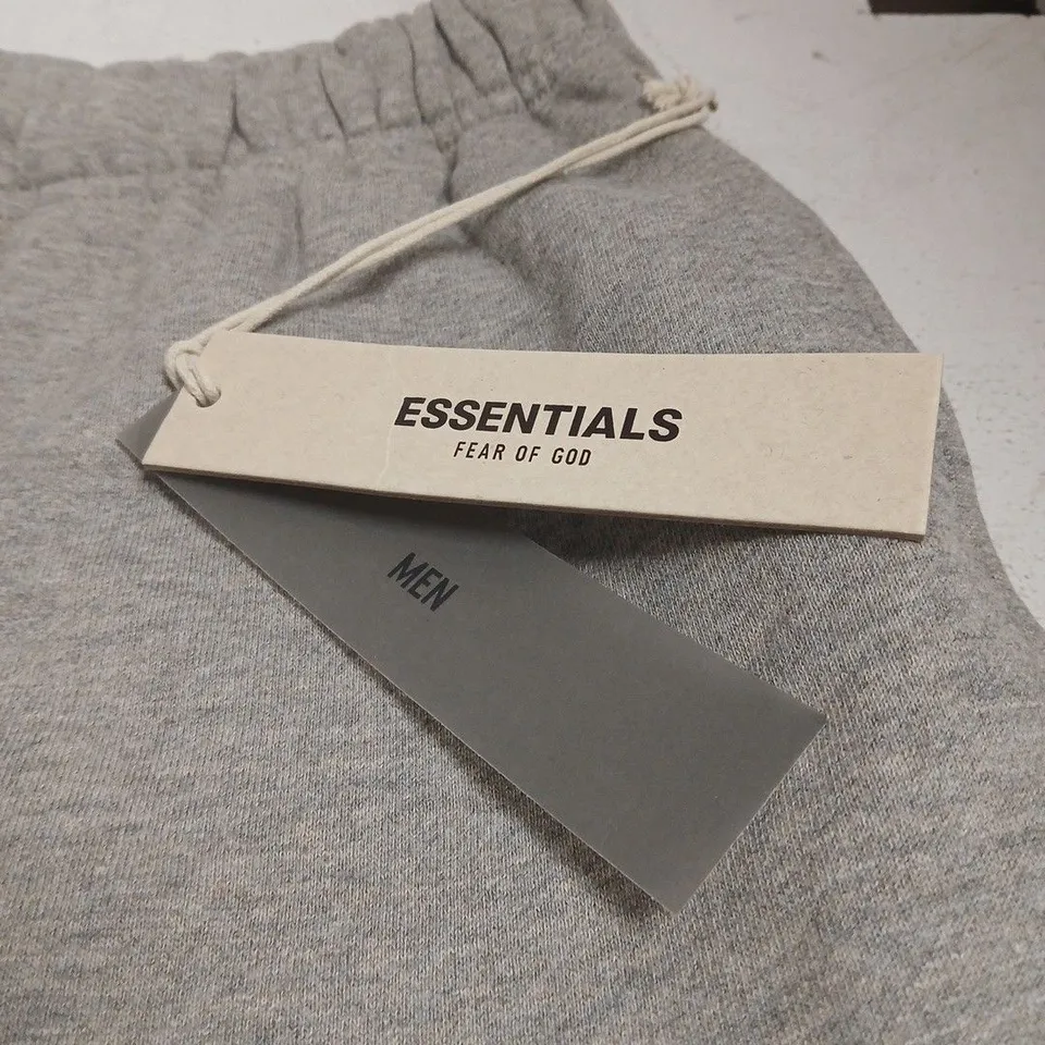 ESSENTIALS FEAR OF GOD MENS GREY SHORTS SMALL