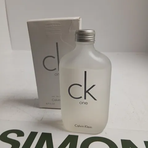 BOXED CALVIN KLEIN ONE EAU DE TOILETTE 200ML