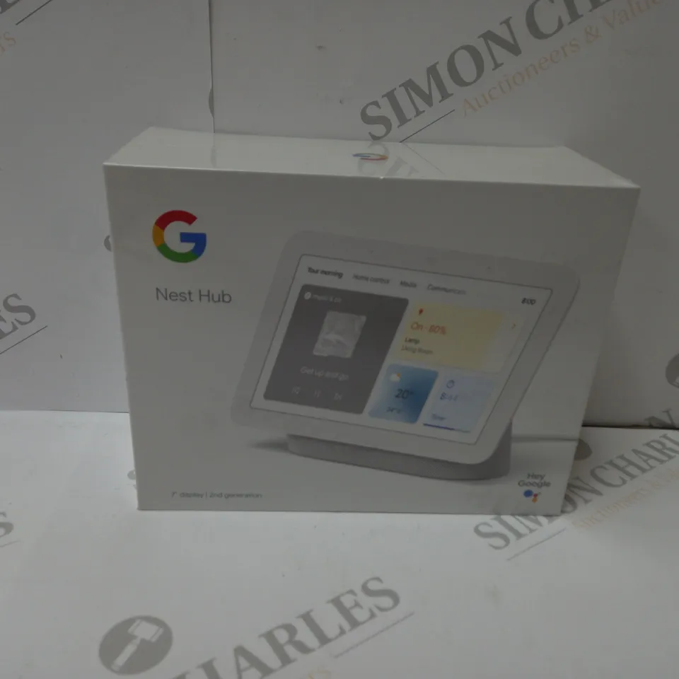 BRAND NEW BOXED GOOGLE NEST HUB 7" DISPLAY SCREEN, 2ND GENERATION