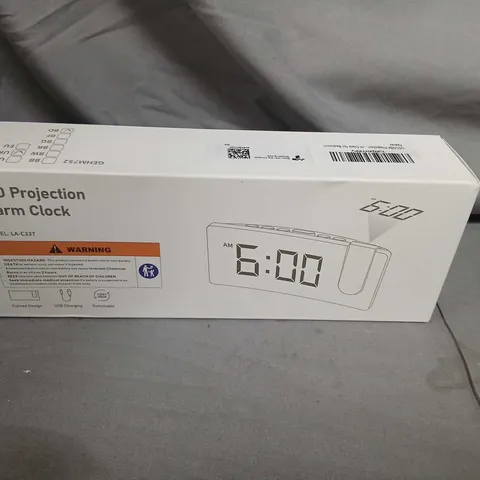 LED PROJECTION ALARM CLOCK – MODEL LA-C337 (BOXED)