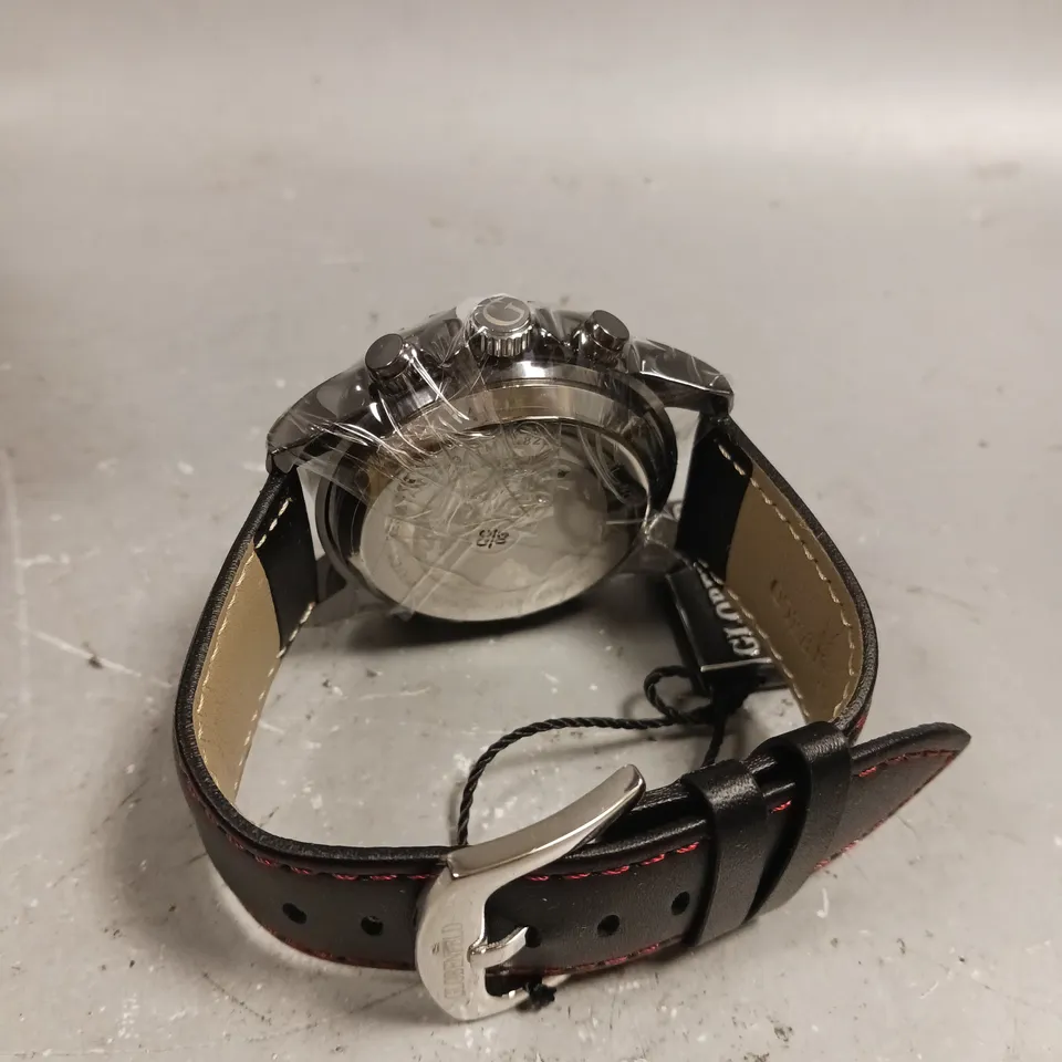 GLOBENFELD MIRAGE RED DIAL WATCH 