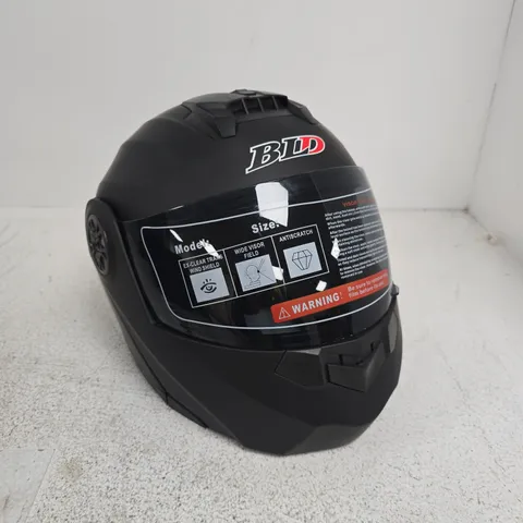 BLD MOTORCYCLE HELMET, BLACK, SIZE S