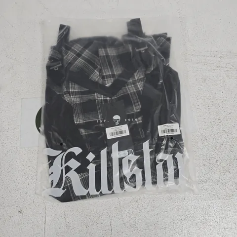 LOT OF APPROXIMATELY 35 BRAND NEW KILLSTAR BANISHESS TARTAN ECHO DRESSES - VARIOUS SIZES