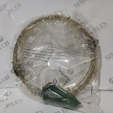 BOXED SARA DAVIES PRE-LIT BEADED DECORATION