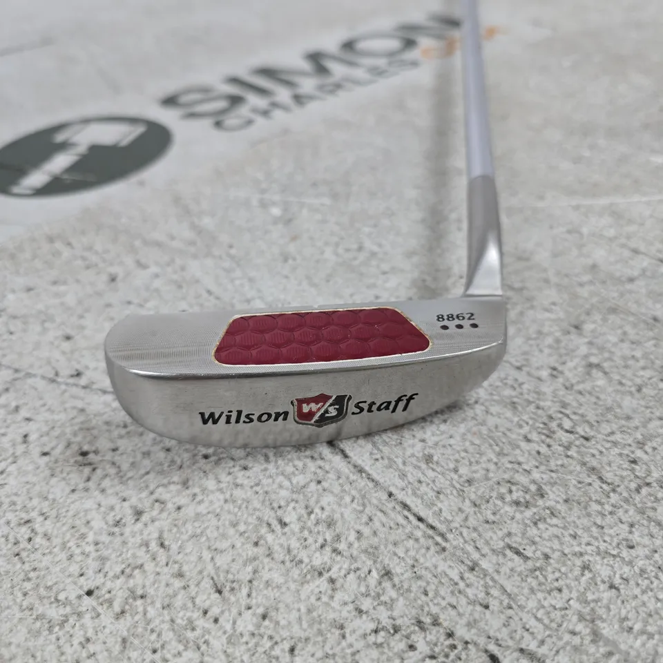 WILSON STAFF TWO THUMB GOLF PUTTER, 33" LENGTH
