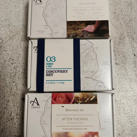3 ASSORTED ARRAN DISCOVERY SETS