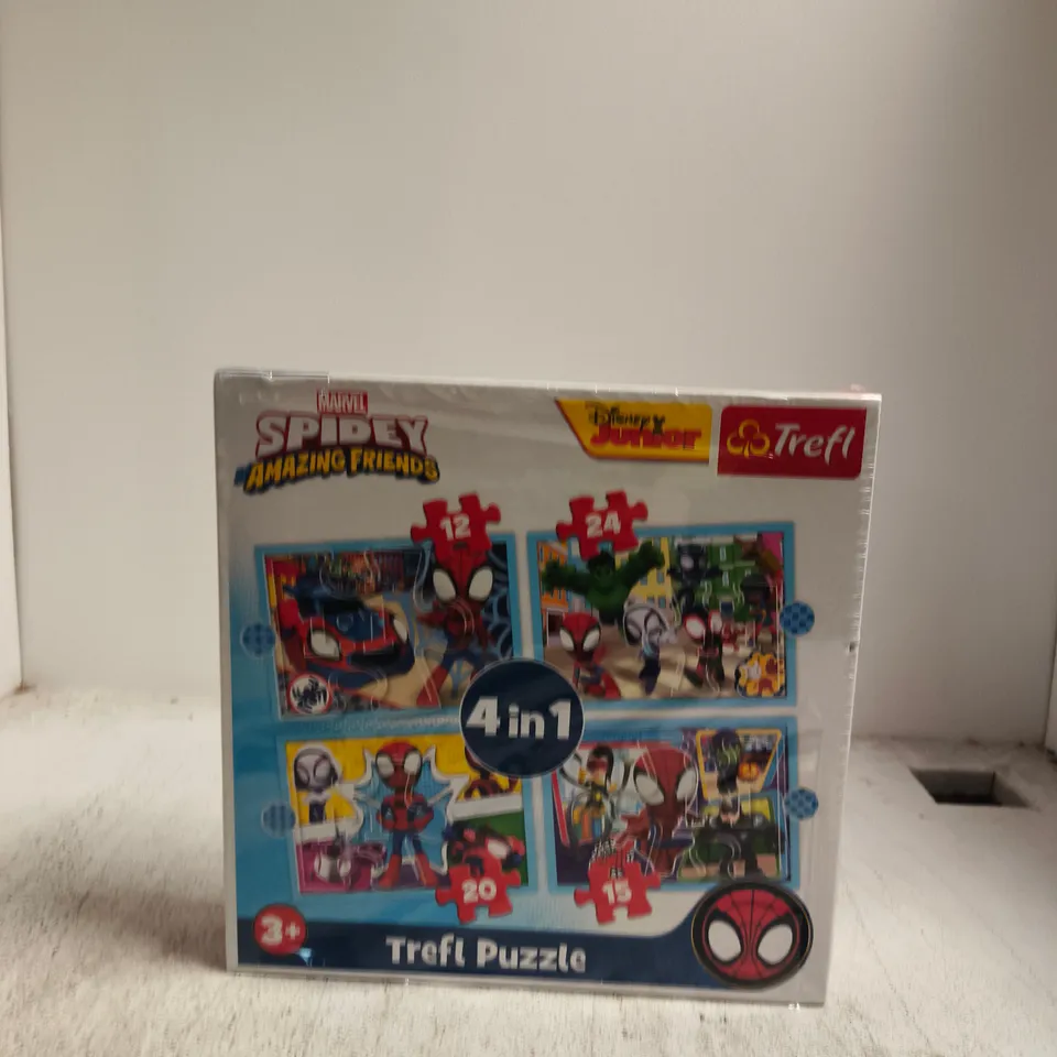 TREFL PUZZLE 4 IN 1 – SPIDEY AMAZING FRIENDS (MARVEL), BOXED