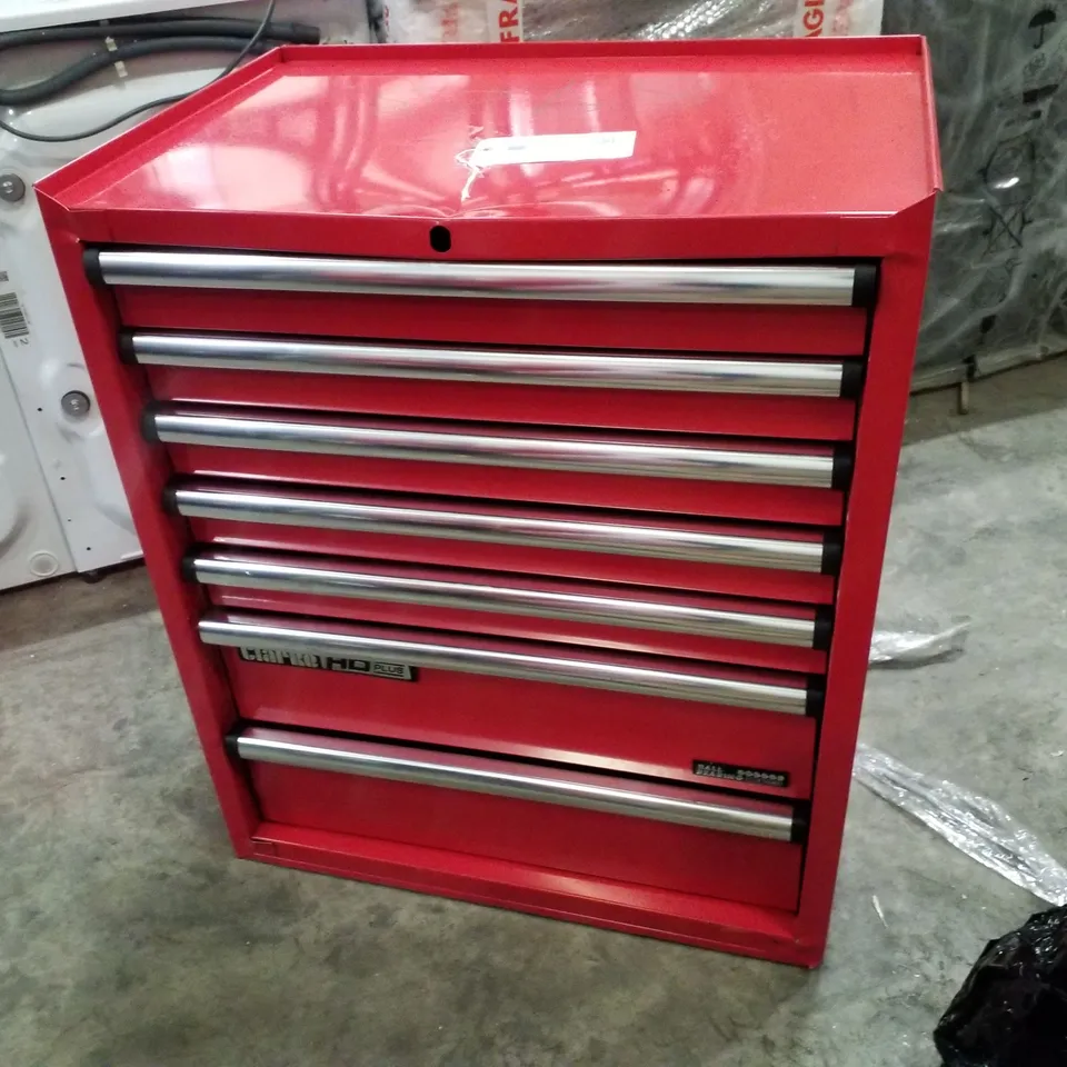 CLARKE CTC700C MECHANICS' STEEL 7 DRAWER TOOL CABINET