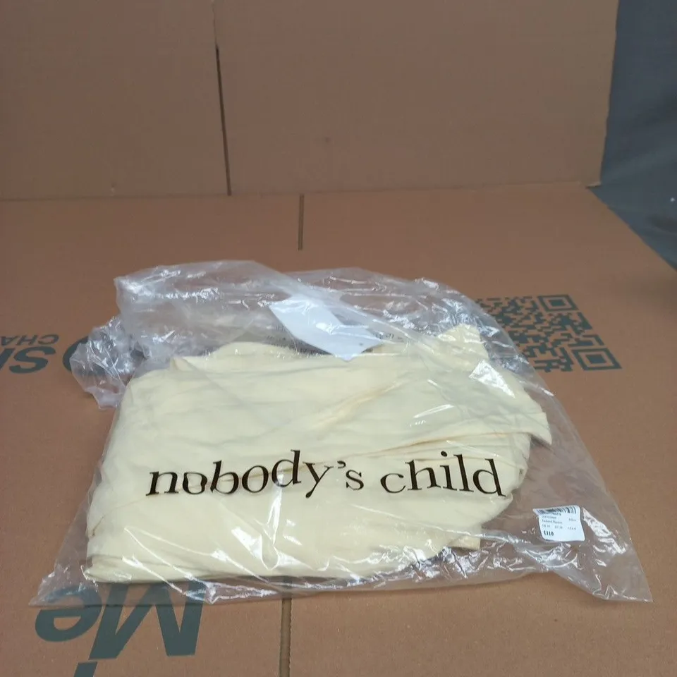 NOBODY'S CHILD TAILORED PLAYSUIT – YELLOW, UK 10 (EU 38)
