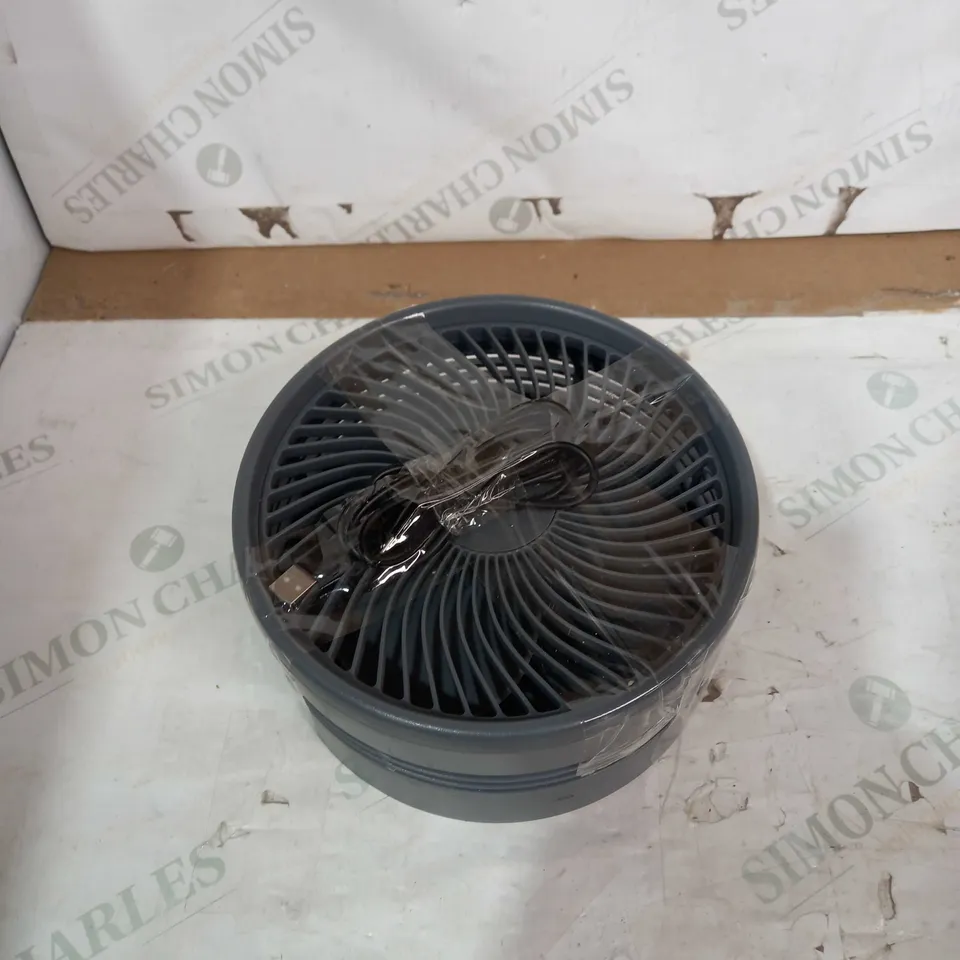 BOXED MY FOLDAWAY FLOOR & TABLE FAN - GREY