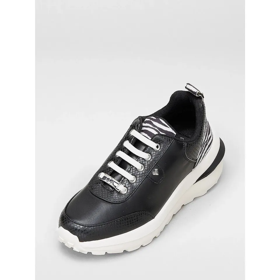 DANNII MINOGUE LATTE LOVERS TRAINER- BLACK SIZE 7 