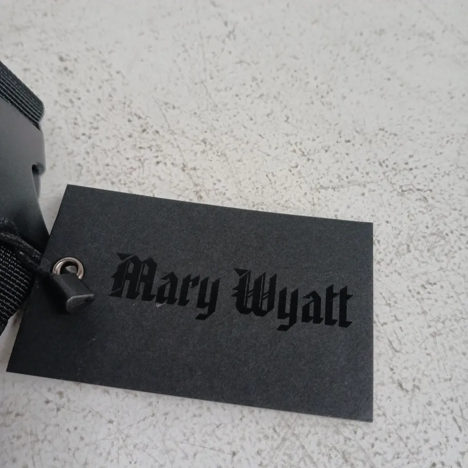 MARY WYATT LONDON VEX BUMBAG – BLACK, ONE SIZE
