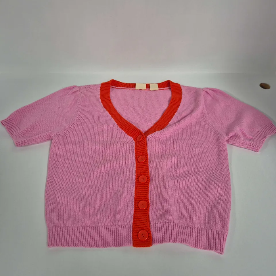 LEVIS PINK CARDIGAN SIZE S