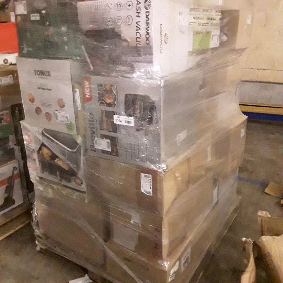 PALLET OF APPROXIMATELY 34 UNPROCESSED RAW RETURN HOUSEHOLD AND ELECTRICAL GOODS TO INCLUDE;