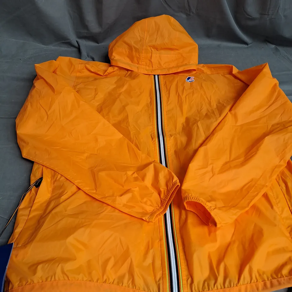 K-WAY HOODED JACKET SIZE L