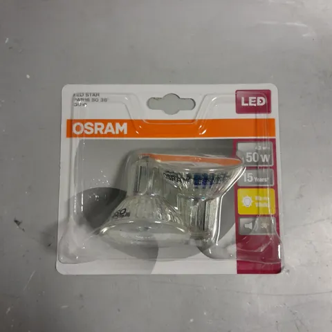 20 X SEALED (2 LIGHTS PER PACK) OSRAM GU10 LED STAR SPOTLIGHTS - WARM WHITE