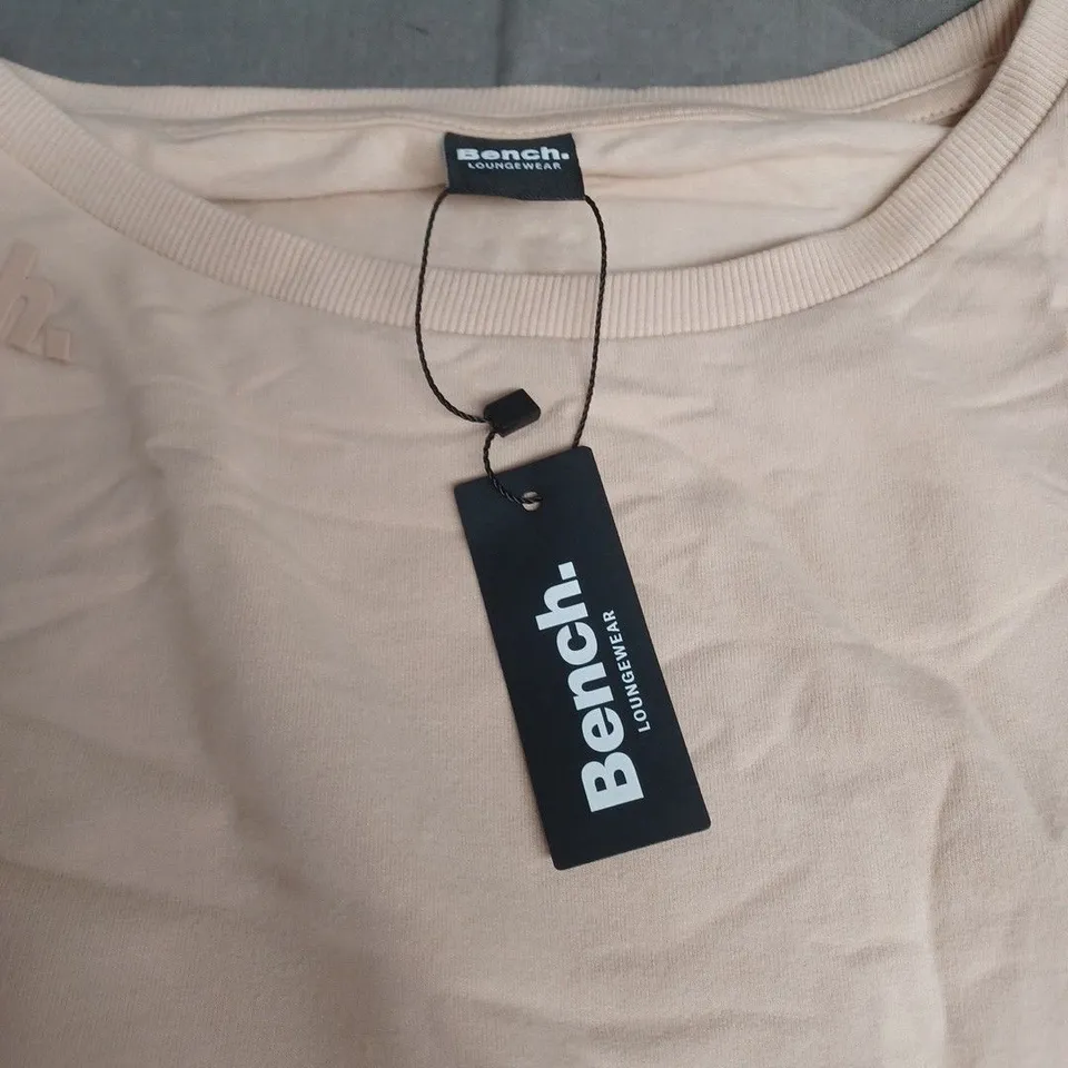 BENCH LOUNGEWEAR BEIGE LONG-SLEEVE TOP SIZE 26/28