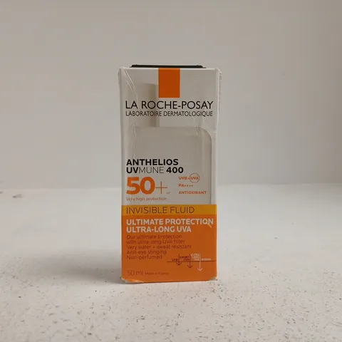 LA ROCHE-POSAY ANTHELIOS UVMUNE 400 INVISIBLE FLUID SPF50+ SUNSCREEN 50 ML
