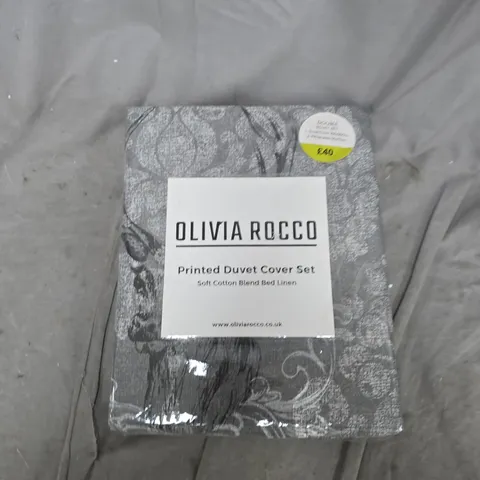 OLIVIA ROCCO PRINTED DUVET COVER SET – DOUBLE 