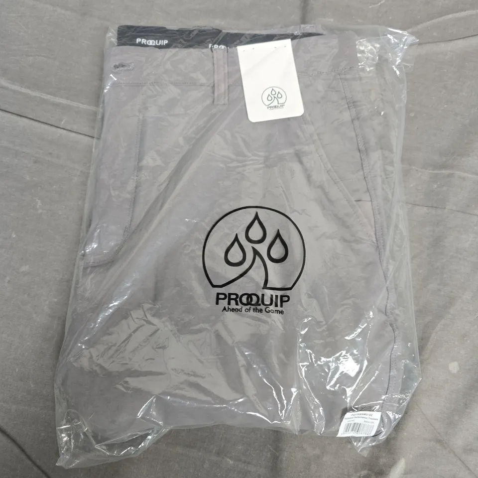 BAGGED PROQUIP TECHNICAL PERFORMANCE TROUSERS – CHARCOAL, 34W/33L