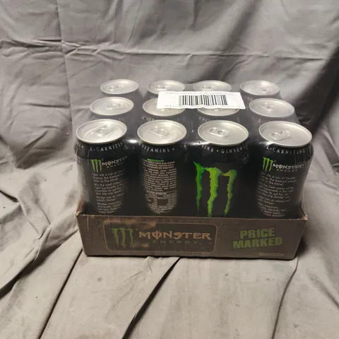 MONSTER ENERGY 12 X 500ML CANS BULK PACK (BBE 31/05/2026)