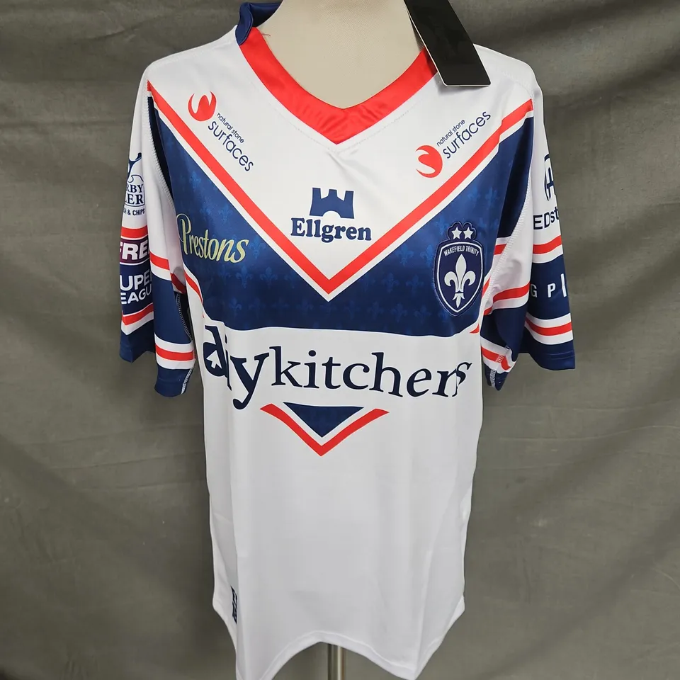 ELLGRENN SPORT JERSEY IN WHITE MULTI SIZE XL