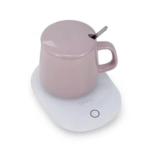SIMPLI SET OF 2 MUG & WARMER TRAY IN GIFT BOXES 