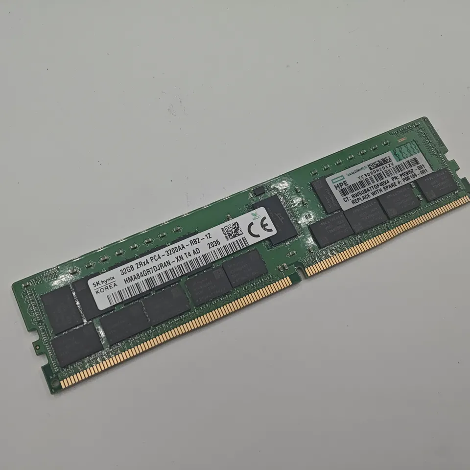 SET OF 8 SK HYNIX 32GB 2RX4 PC4 3200AA RAM STICKS