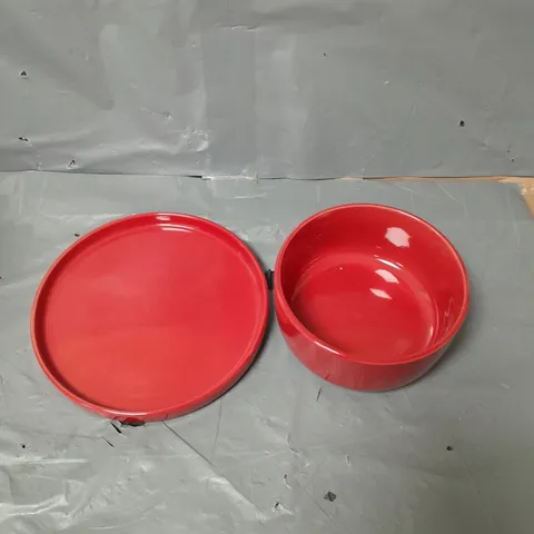 SIMPLY CHRISTMAS DINNER SET - RED
