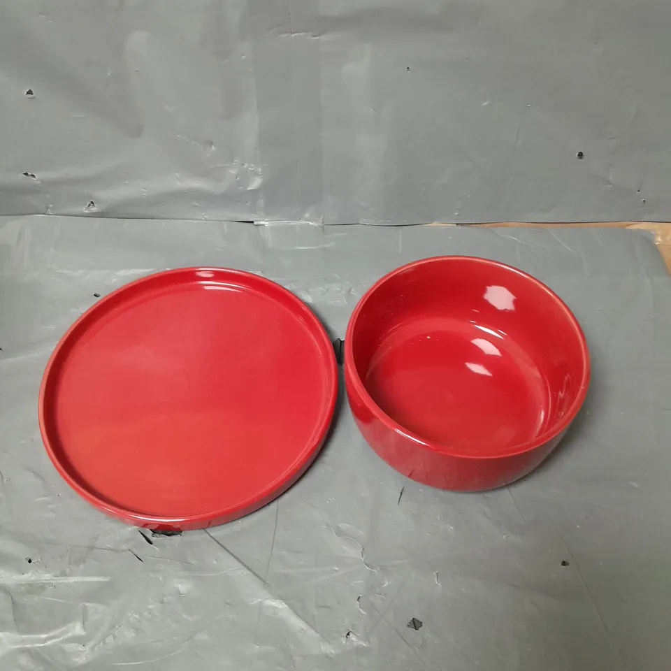 SIMPLY CHRISTMAS DINNER SET - RED