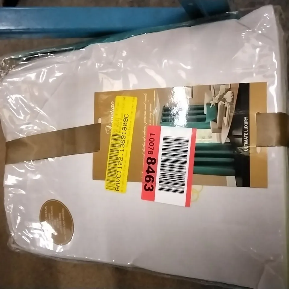 ALTNAHINCH EYELET SEMI SHEER CURTAINS SIZE: 90 X 90" 