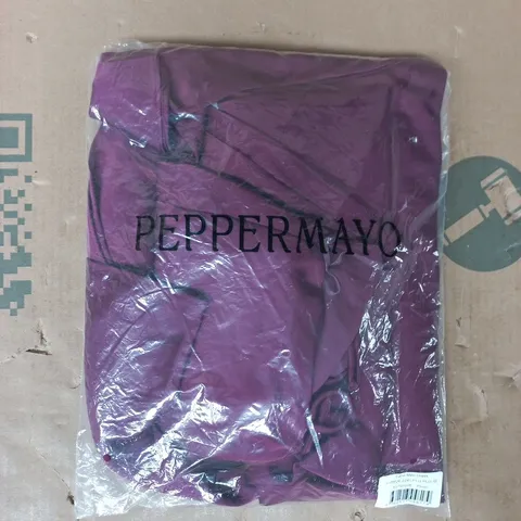 BAGGED PEPPERMAYO TIANO MAXI DRESS IN PLUM SIZE 10