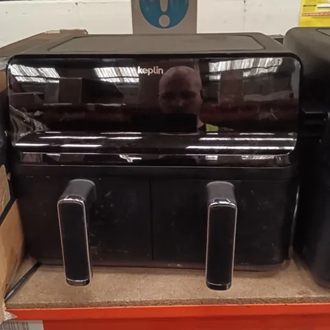 KEPLIN 2 DRAWER AIR FRYER BLACK