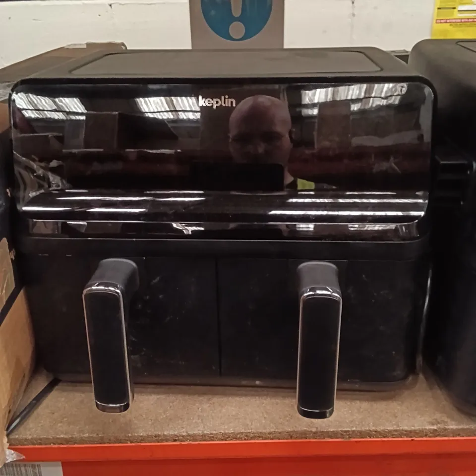 KEPLIN 2 DRAWER AIR FRYER BLACK 