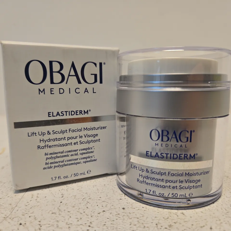 BOXED OBAGI ELASTIDERM LIFT UP & SCULPT FACIAL MOISTURIZER 50ML