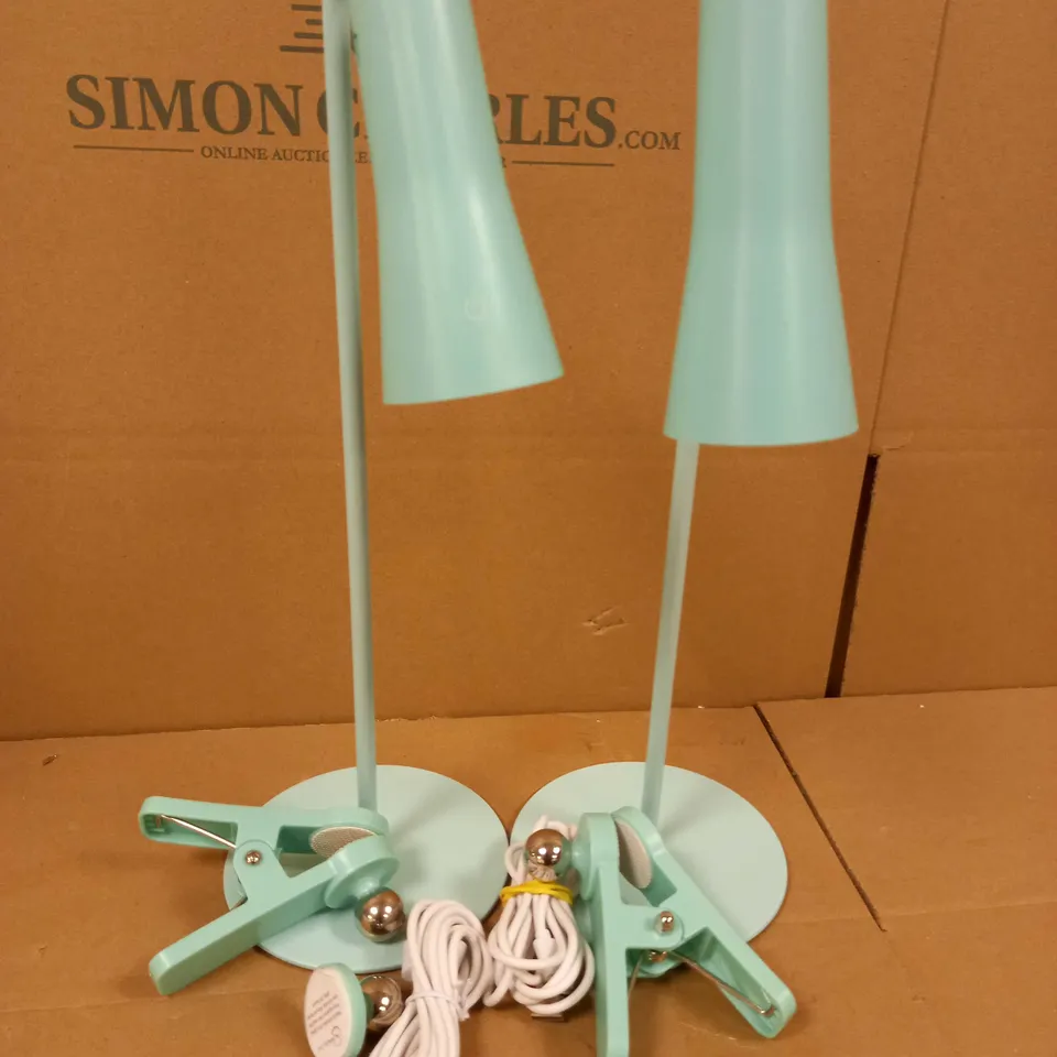 AURAGLOW SET OF MAGNETIC DESK LIGHTS IN GIFT BOXES 
