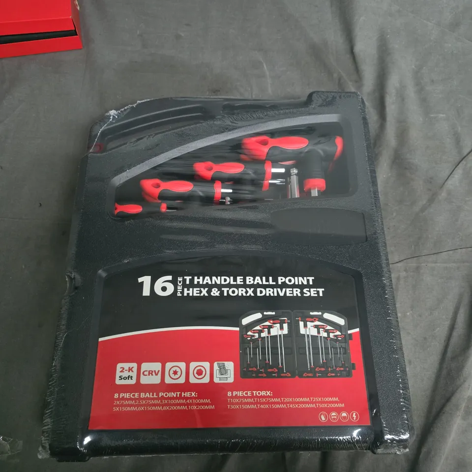 16-Piece Hex & Torx Driver Set in Case