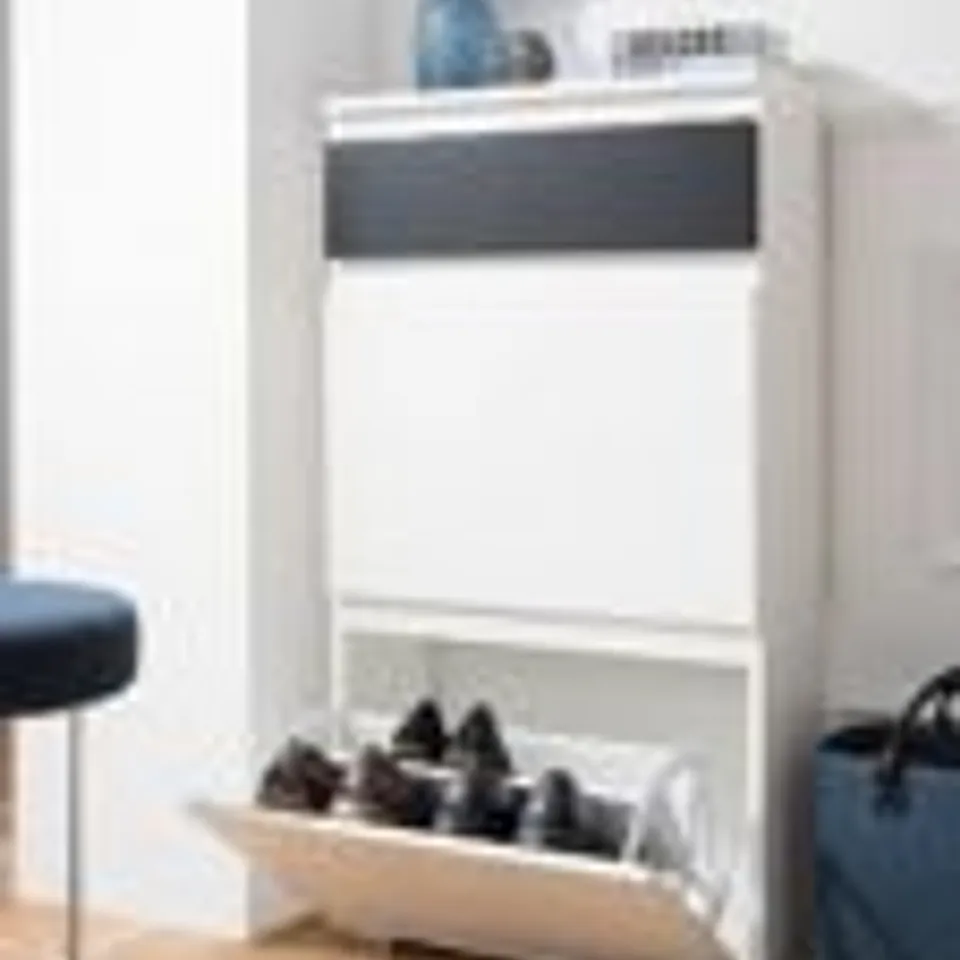 BOXED IMAGE 44 SHOE STORAGE CABINET ANTHRACITE 