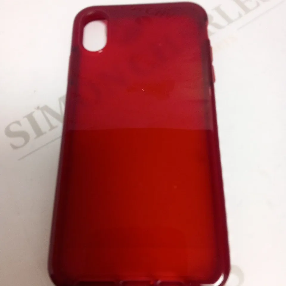APPROXIMATELY 10 BRAND NEW BOXED TECH 21 EVO ROX CHERRY RED 12FT DROP PROTECTION PHONE CASES FOR IPHONE XS MAX