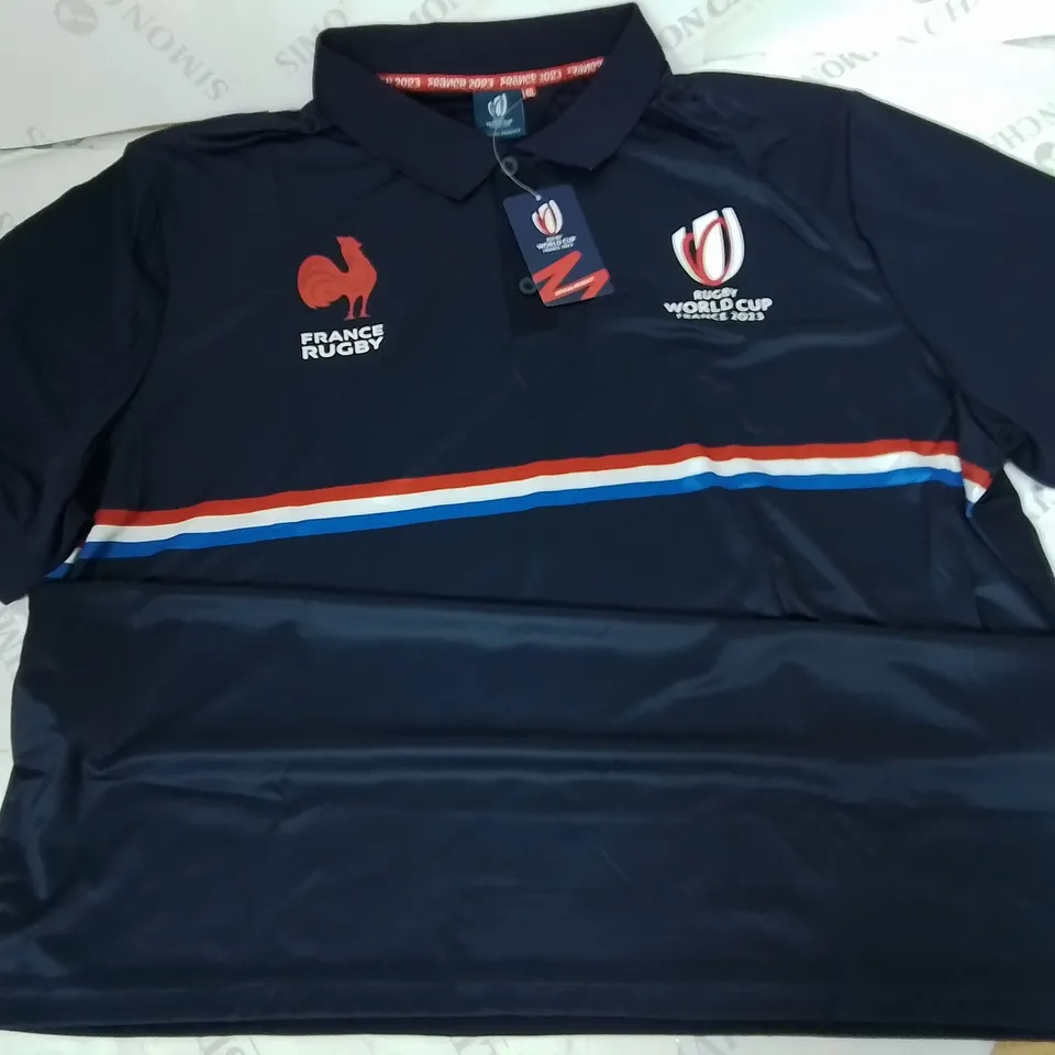 RUGBY WORLD CUP NAVY POLO - 4XL