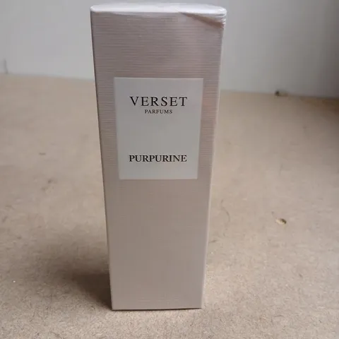 BOXED AND SEALED VERSET PARFUMS PURPURINE EAU DE PARFUM 50ML
