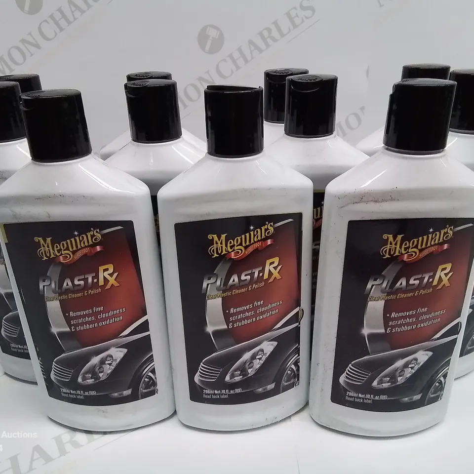 LOT OF 11 BRAND NEW MEGUIARS 296ML PLASTIC.RX CAR POLISH