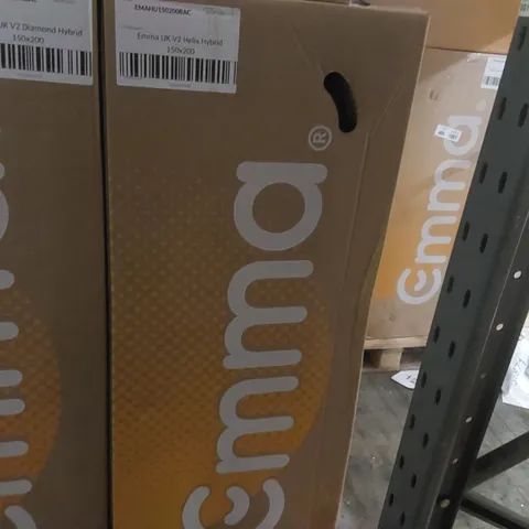 BRAND NEW BOXED EMMA UK V2 HELIX HYBRID 150 x 200 KING SIZE MATTRESS 