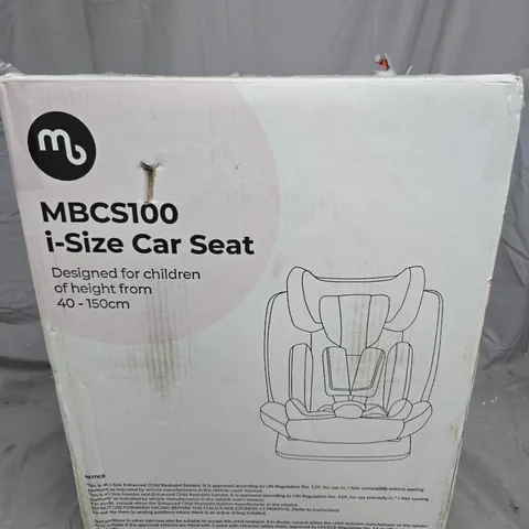 BOXED MYBABIIE MBCS100 I-SIZE CAR SEAT