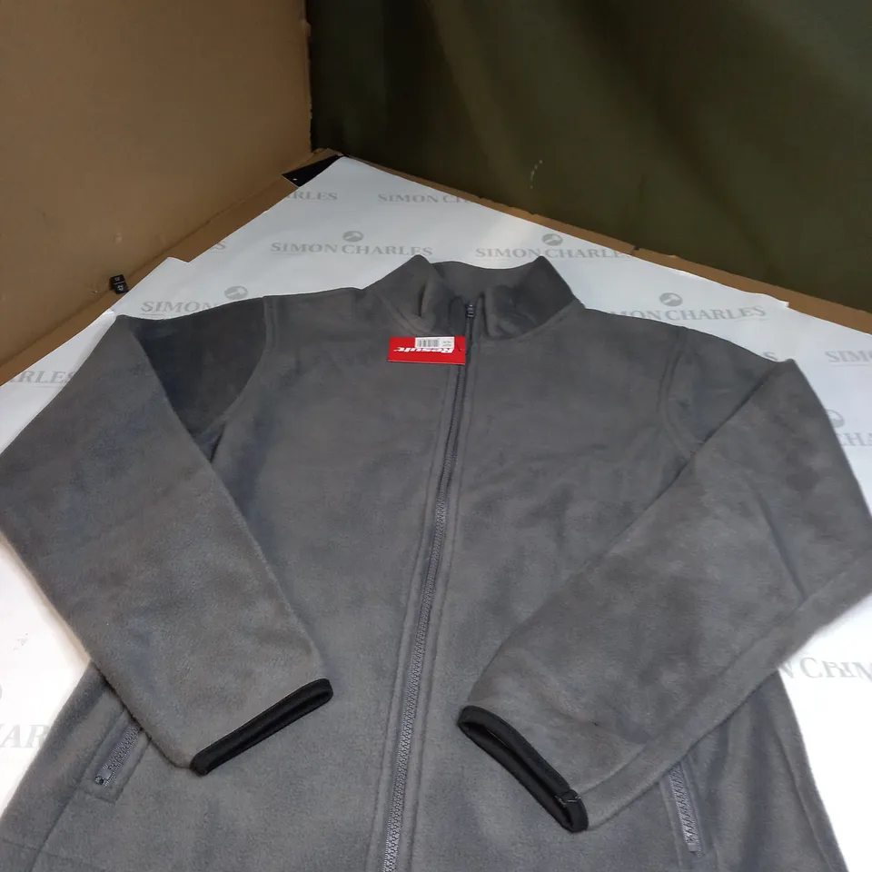 RESULT GREY FLEECE JACKET SIZE L