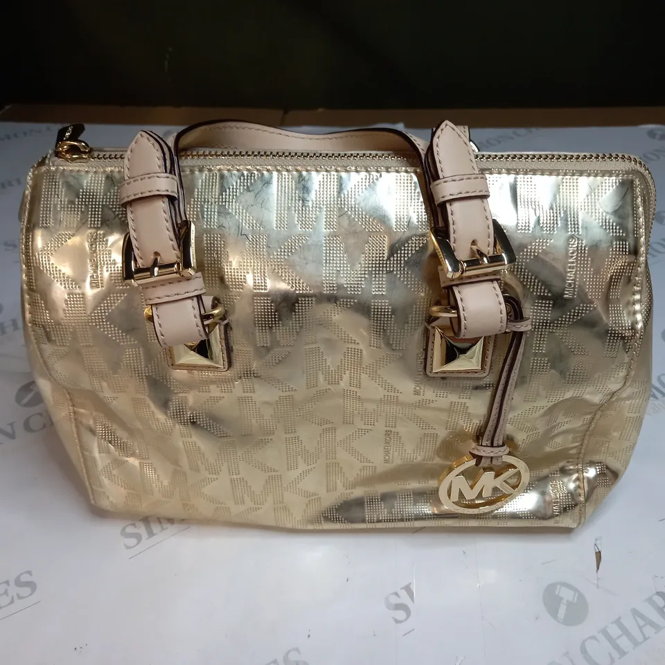 MICHAEL KORS GOLD HANDBAG