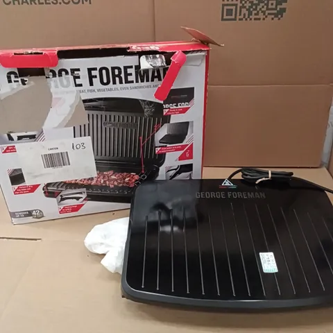 GEORGE FOREMAN LARGE HEALTH FIT GRILL 25820