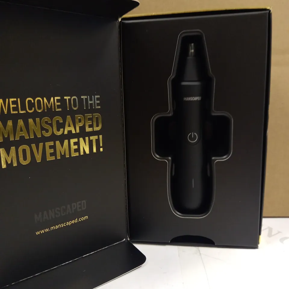 MANSCAPED 'THE WEED WHACKER' ELECTRIC NOSE AND EAR TRIMMER 